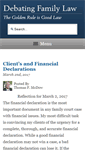Mobile Screenshot of debatingscfamilylaw.com